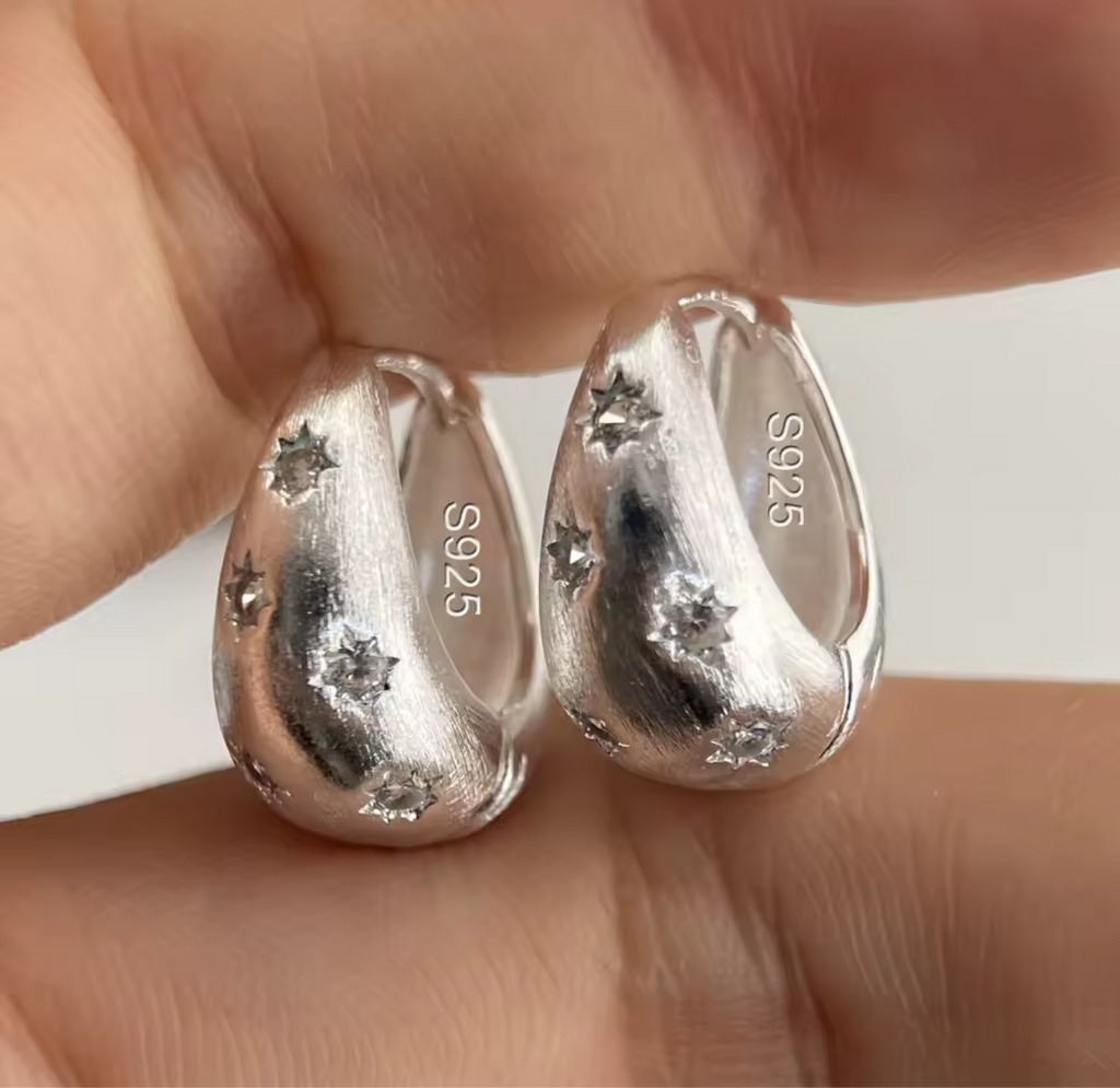 IRINA SILVER EARRINGS