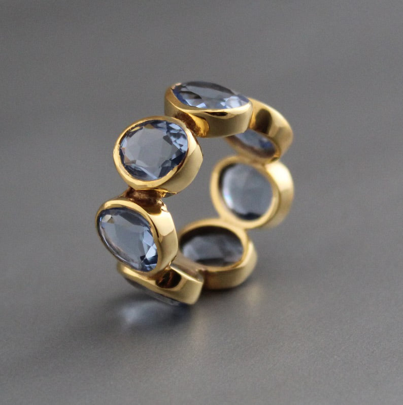 TANZANITE QUARTZ RING