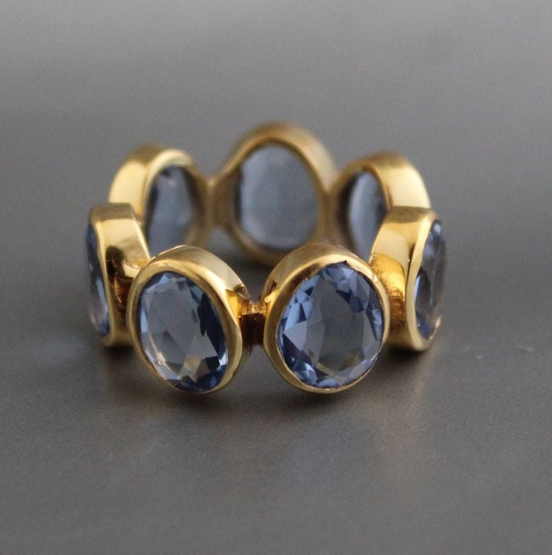 TANZANITE QUARTZ RING